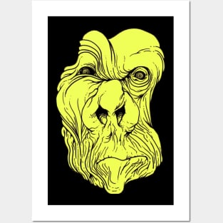 Angry Yellow Man Posters and Art